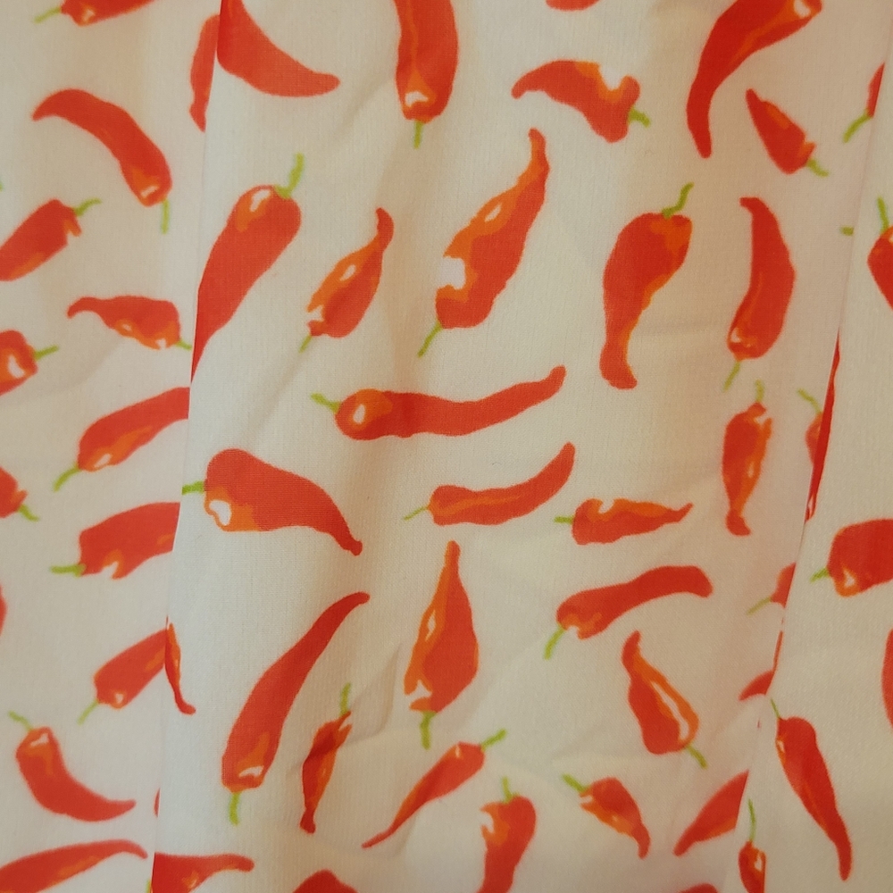 Miss Bee Women's Beach Wear Chili Print Maxi Skirt Size Small - Picture 5 of 8
